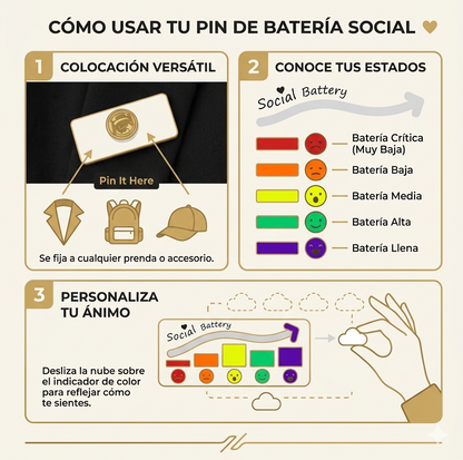 Pin de Batería Social