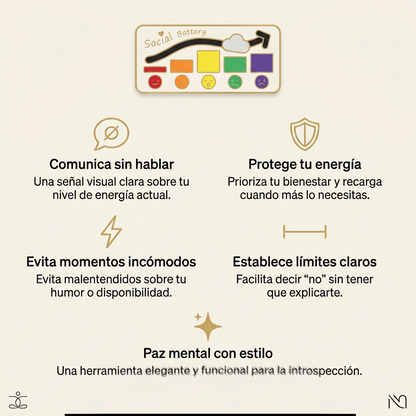 Pin de Batería Social